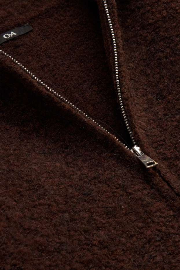 Women - Cardigan - dark brown