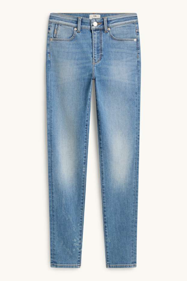 Femmes - Skinny jean - mid waist - jean galbant - LYCRA® ADAPTIV Fiber - jean bleu
