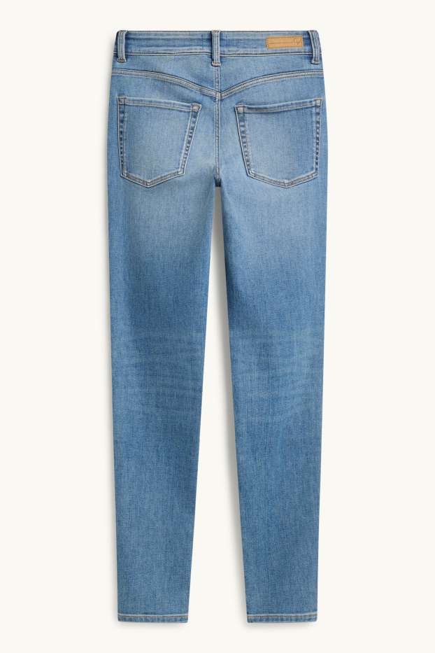 Femmes - Skinny jean - mid waist - jean galbant - LYCRA® ADAPTIV Fiber - jean bleu