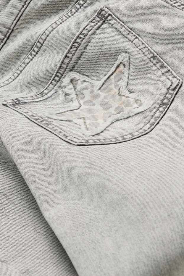 Nen - Estrella - barrel jeans - texà gris