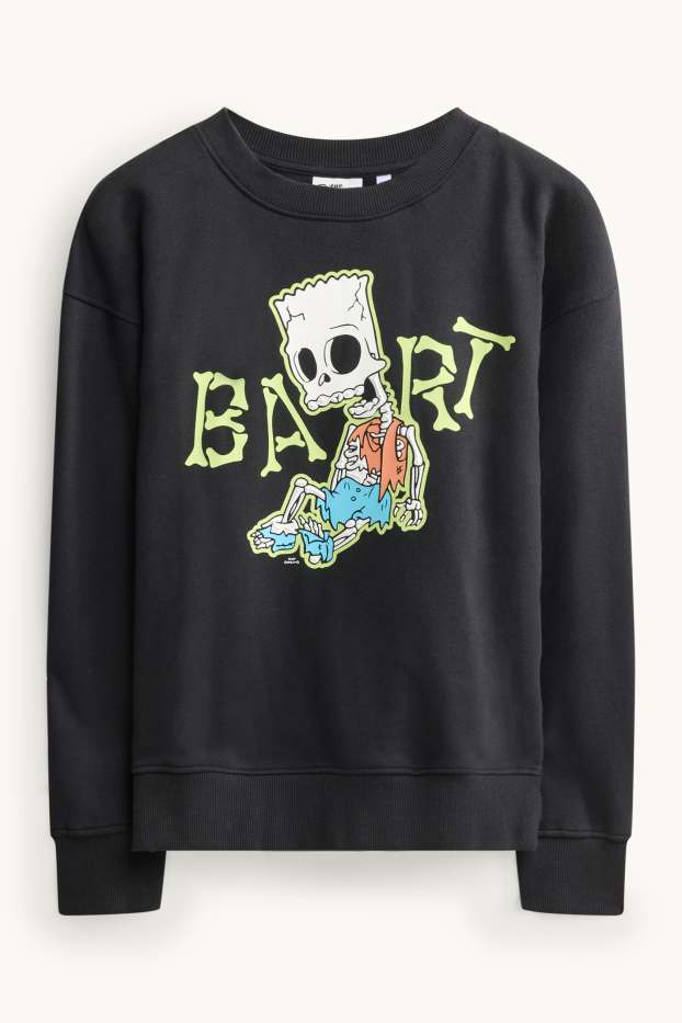 Children Boys - Halloween - The Simpsons - sweatshirt - black