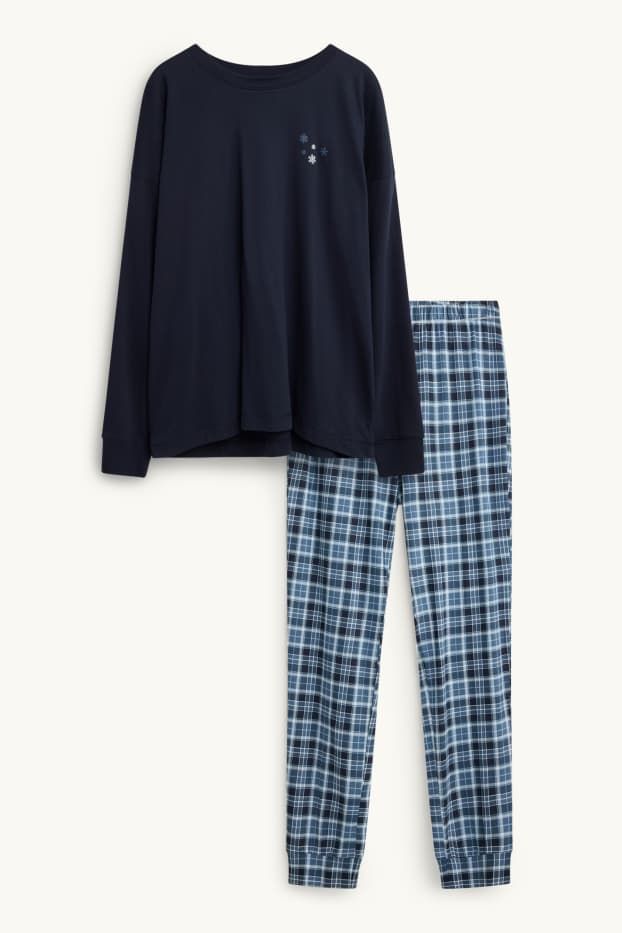 Femmes - Pyjama - bleu / bleu foncé