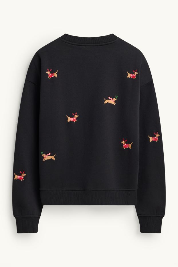 Damen - Sweatshirt - schwarz