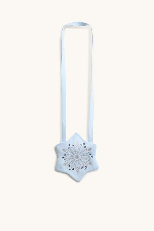 Kinderen: meisjes - Frozen - set - jurkje en tasje - 2-delig - lichtblauw