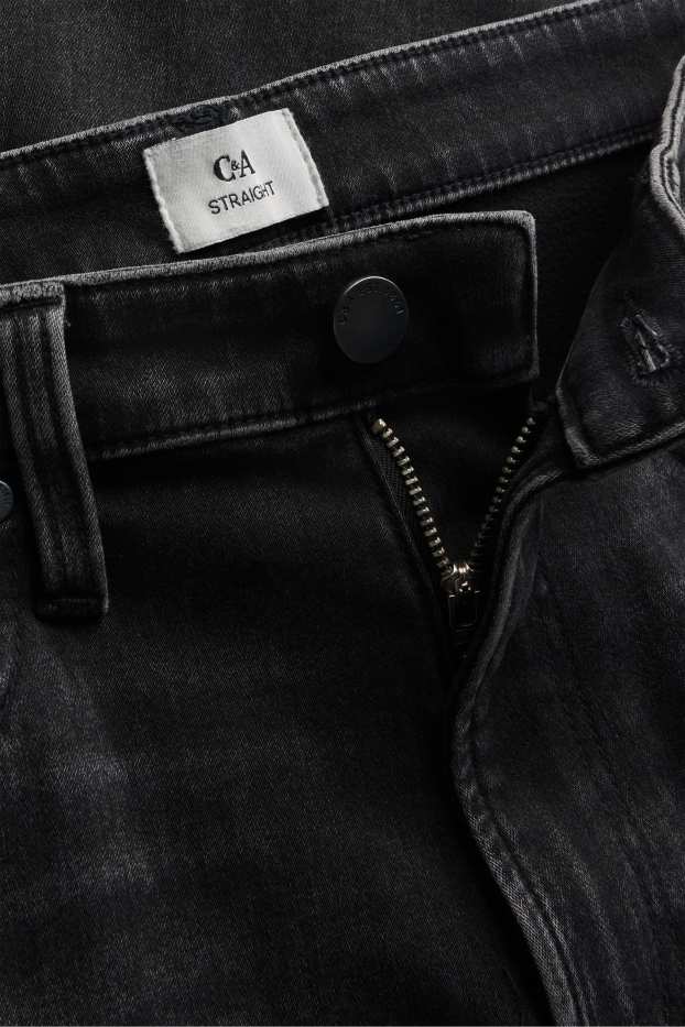 Hommes - Straight jean - jean chaud - LYCRA ® - jean gris foncé