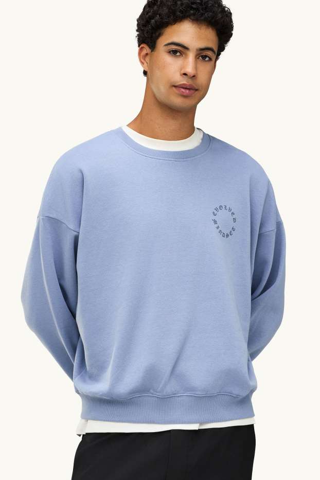 Herren - Sweatshirt - hellblau