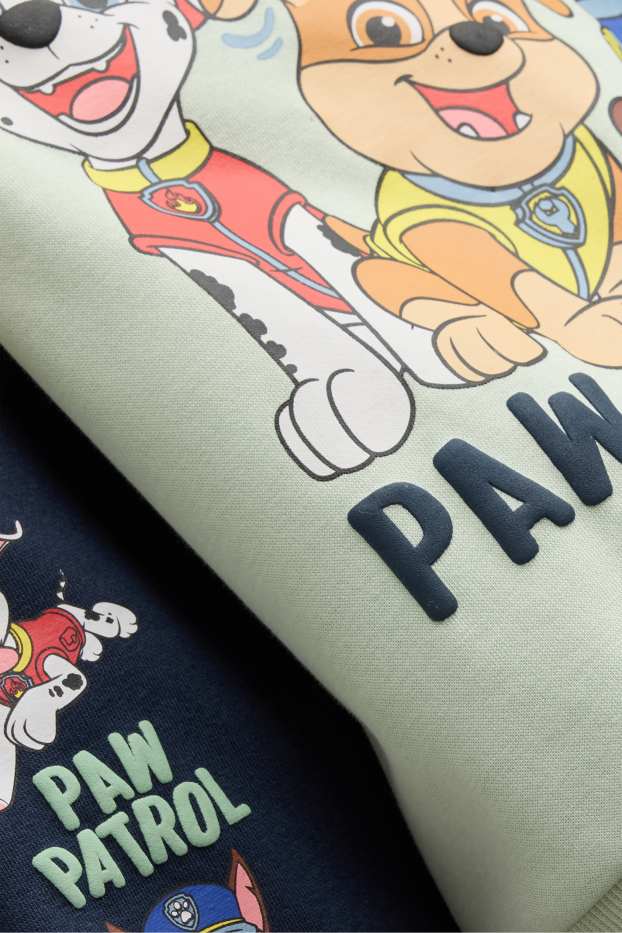 Nen - La Patrulla Peluda - conjunt - dessuadora amb caputxa i pantalons de xandall - 2 peces - verd clar