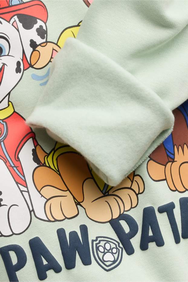 Nen - La Patrulla Peluda - conjunt - dessuadora amb caputxa i pantalons de xandall - 2 peces - verd clar