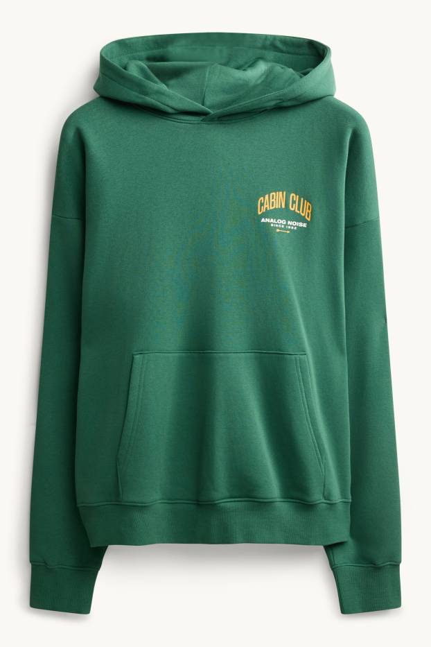 Herren - Oversized-Hoodie - grün