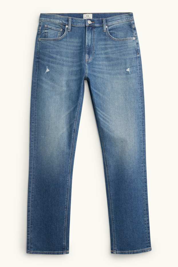 Bărbați - Straight jeans - denim-albastru