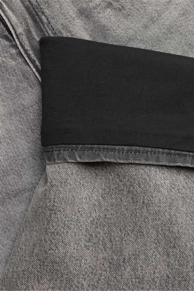 Children Boys - Skater jeans - thermal jeans - denim-gray