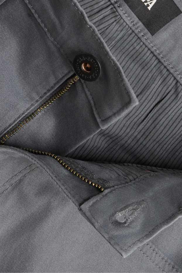 Hommes - Pantalon chaud - regular fit - gris