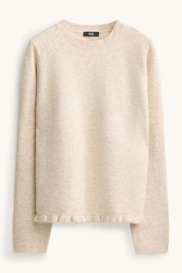 Women - Jumper - light beige