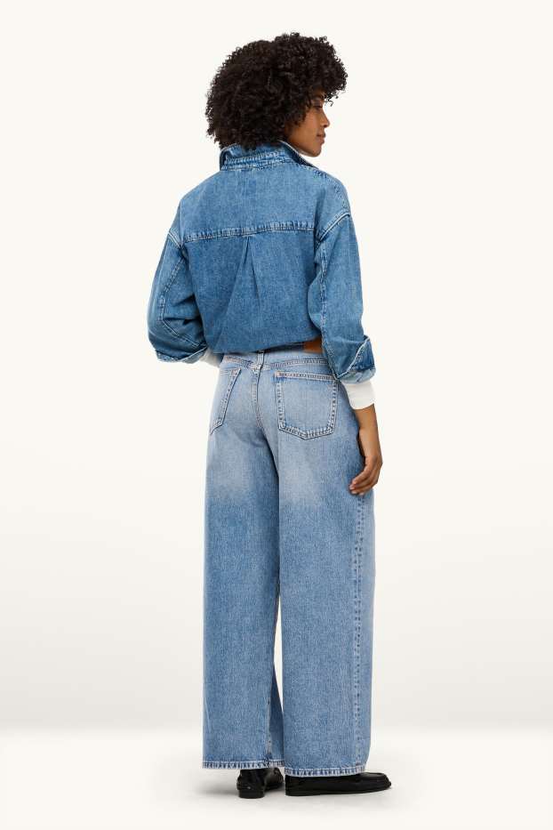 Femmes - Straight jean - mid waist - jean bleu clair