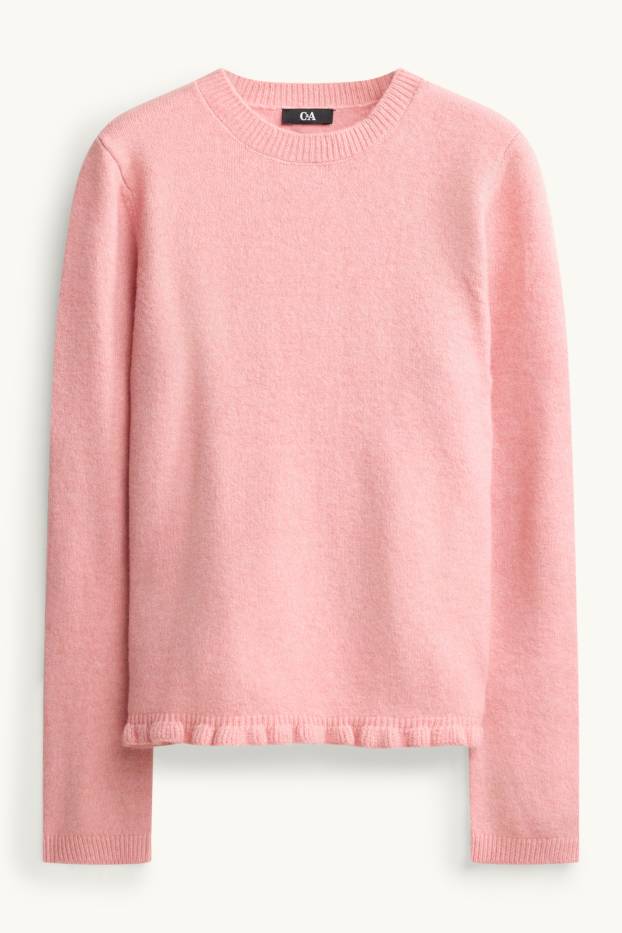 Femmes - Pull - rose tendre