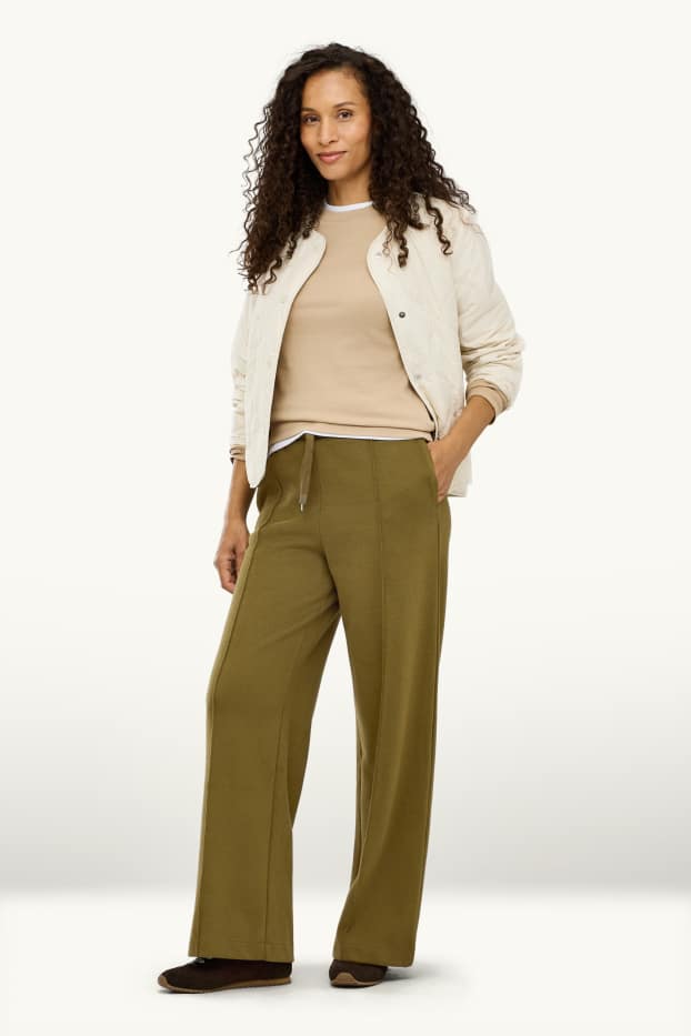 Damen - Jogginghose - khaki