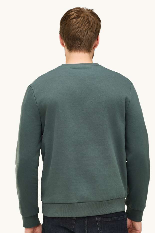 Herren - Sweatshirt - dunkelgrün