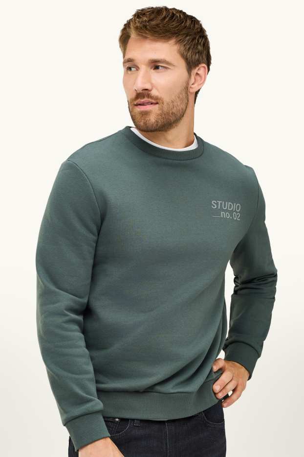 Herren - Sweatshirt - dunkelgrün