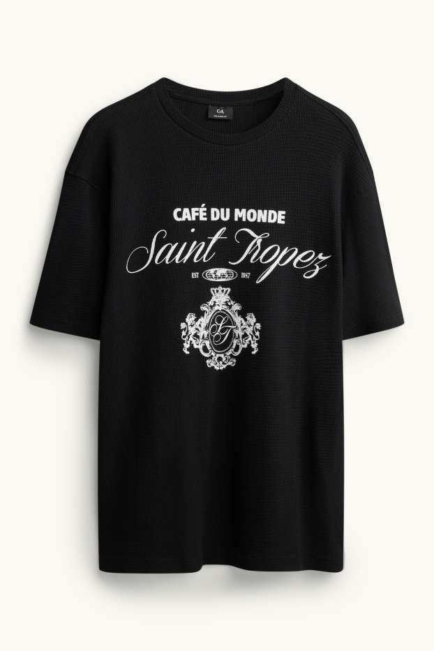 Uomo - T-shirt - nero