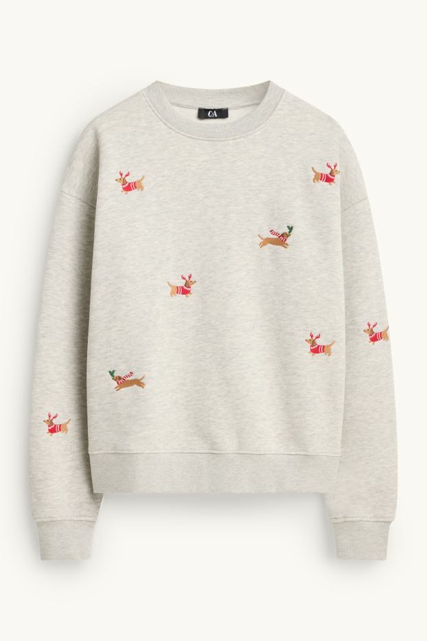 Femmes - Sweat - gris clair