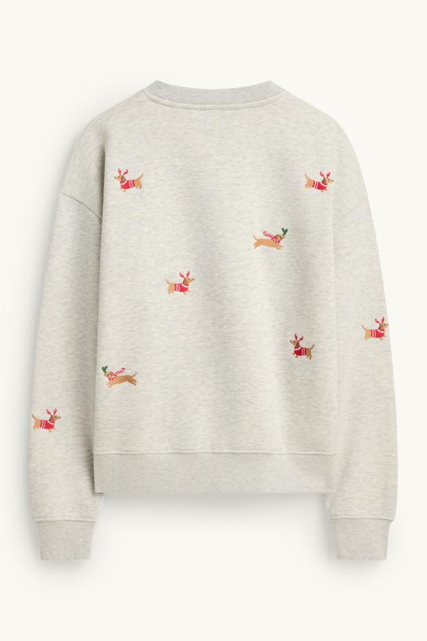Femmes - Sweat - gris clair