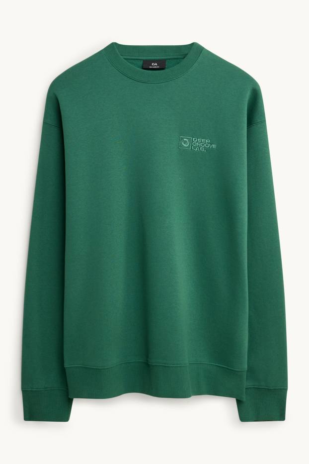 Men - Oversized sweatshirt - green