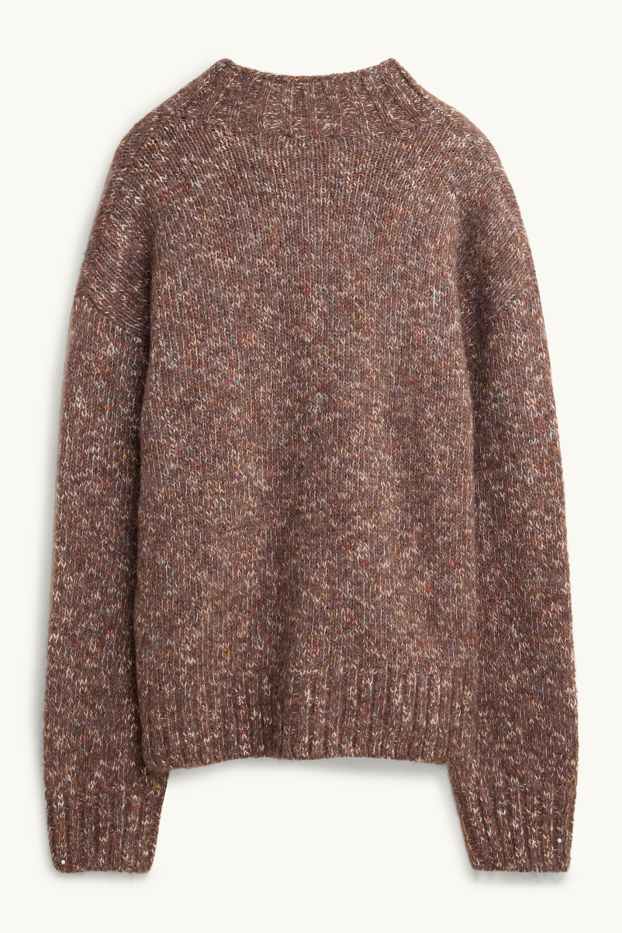 Women - Cardigan - brown-melange