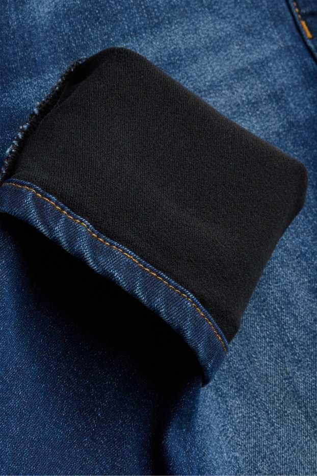 Děti - dívky - Skinny jeans - termo džíny - džíny - modré