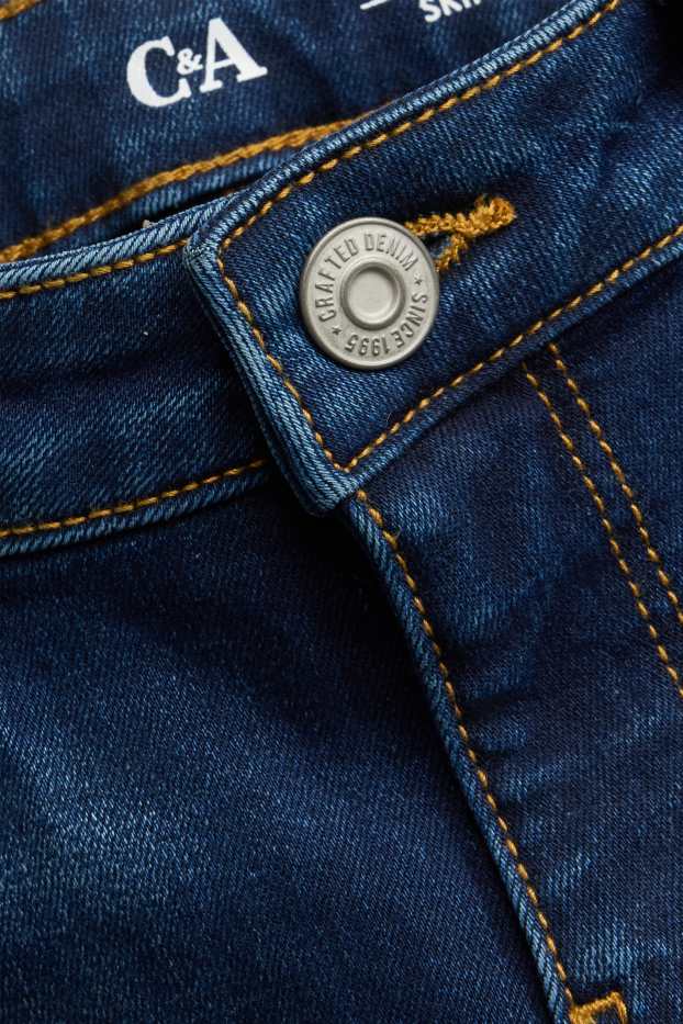 Děti - dívky - Skinny jeans - termo džíny - džíny - modré