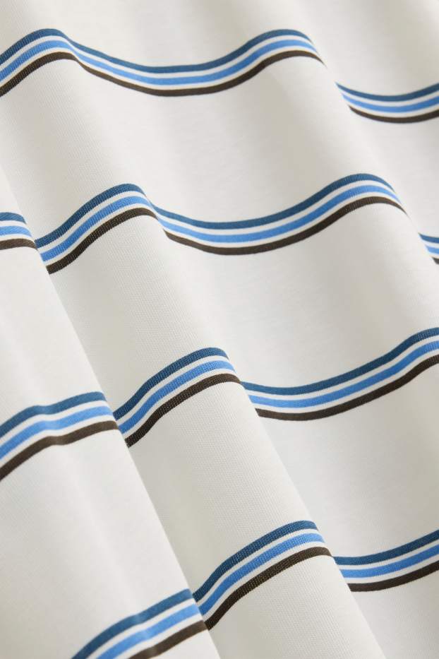 Bărbați - Tricou - alb / albastru