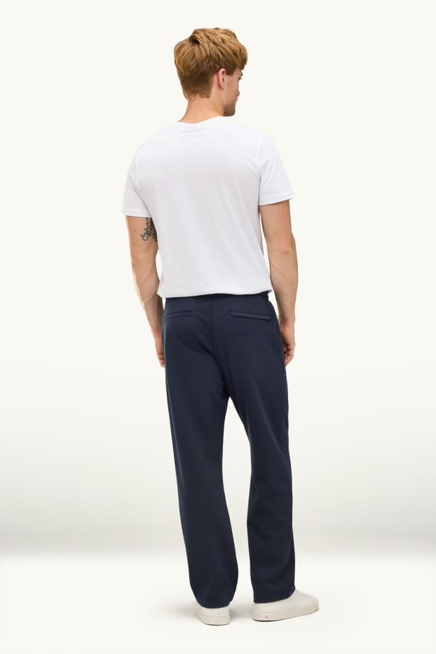 Herren - Chino - Relaxed Fit - dunkelblau