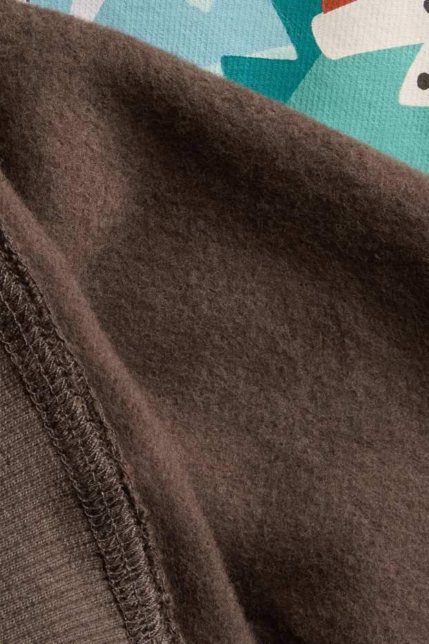 Enfants garçons - Lot de 2 - dinosaures - sweat à capuche et sweat - turquoise clair