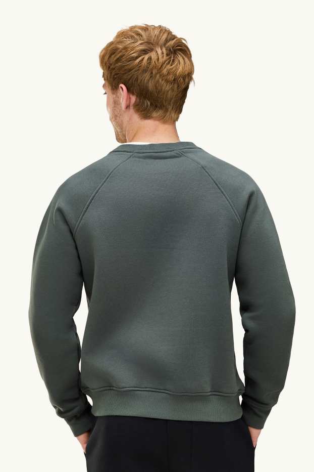 Heren - Sweatshirt - donkergroen