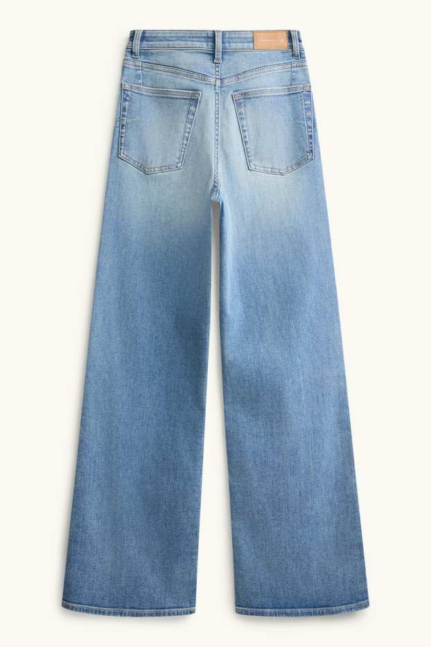 Femmes - Wide leg jean - high waist - LYCRA® ADAPTIV Fiber - jean bleu