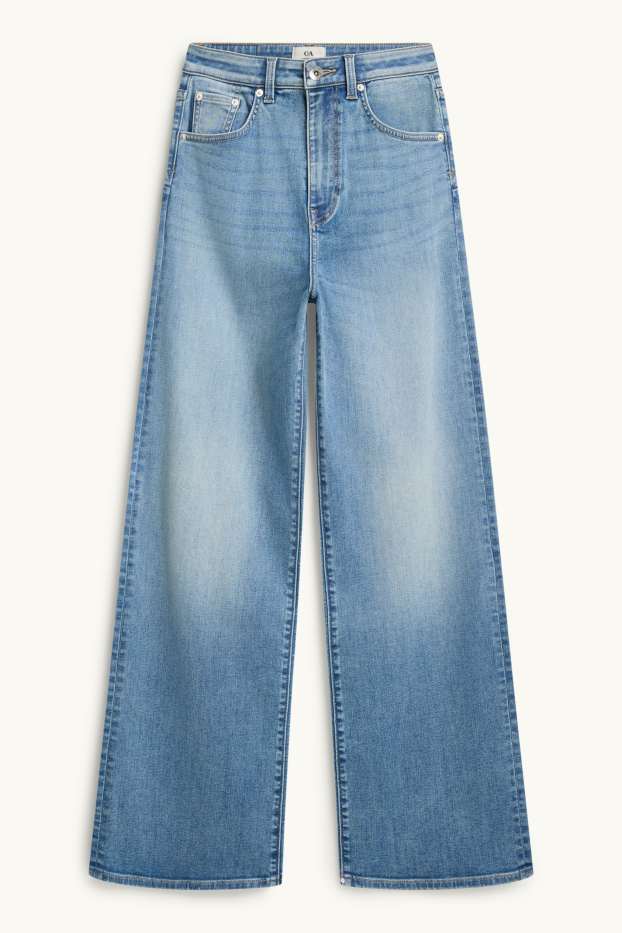 Femmes - Wide leg jean - high waist - LYCRA® ADAPTIV Fiber - jean bleu