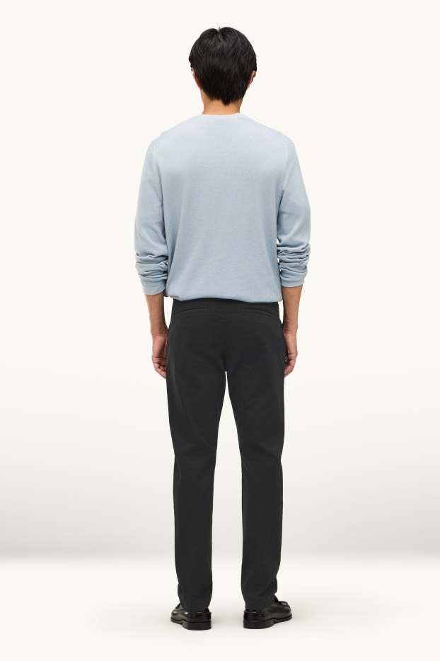 Herren - Chino - Slim Fit - schwarz