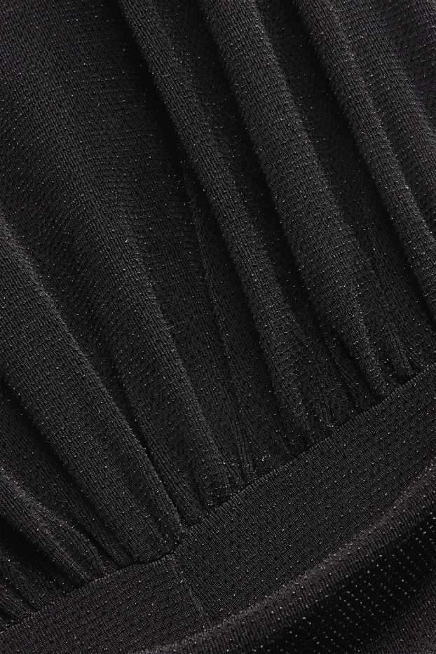 Dona - Granota - efecte brillant - negre