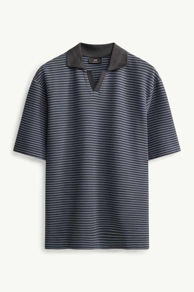 Home - Polo - blau / gris fosc