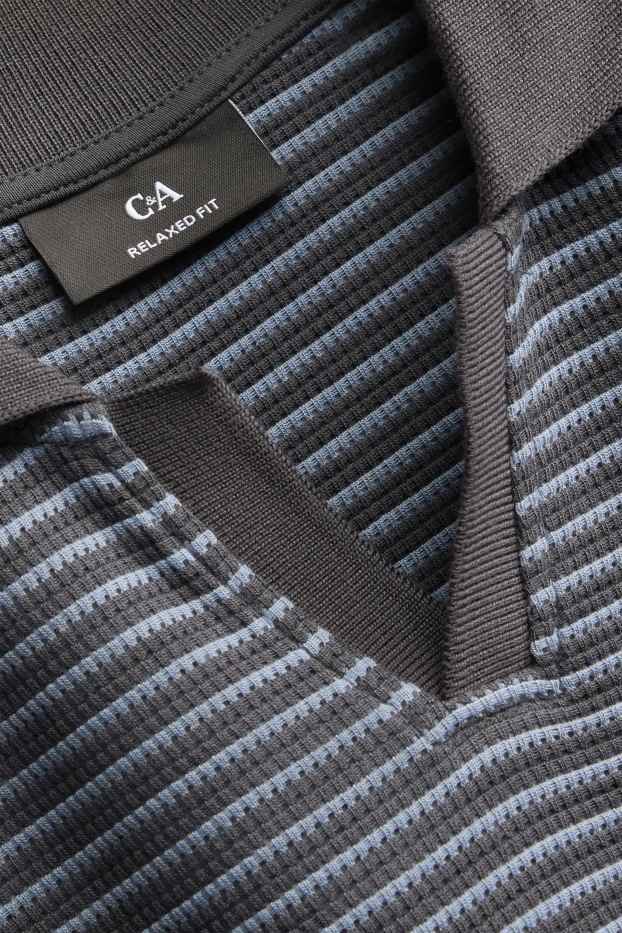 Home - Polo - blau / gris fosc