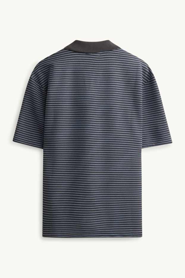 Home - Polo - blau / gris fosc