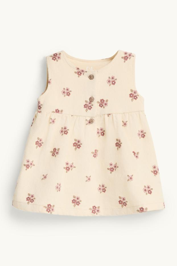 Miminka - dívky - Outfit pro miminka - 2dílný - krémově bílá