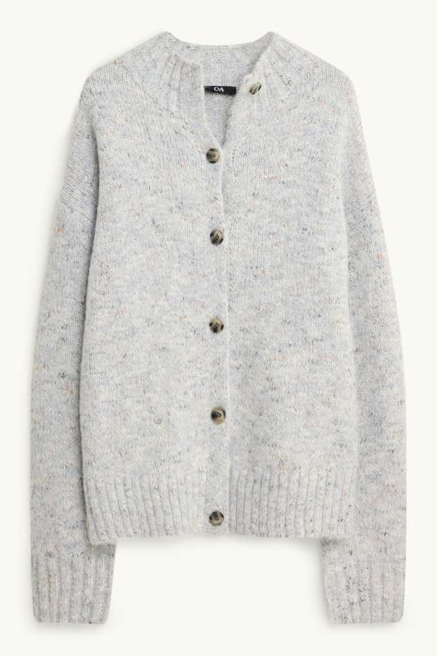 Women - Cardigan - light blue-melange