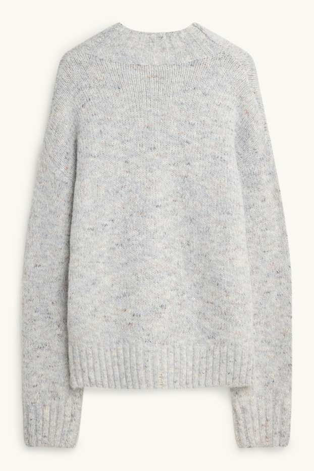 Women - Cardigan - light blue-melange