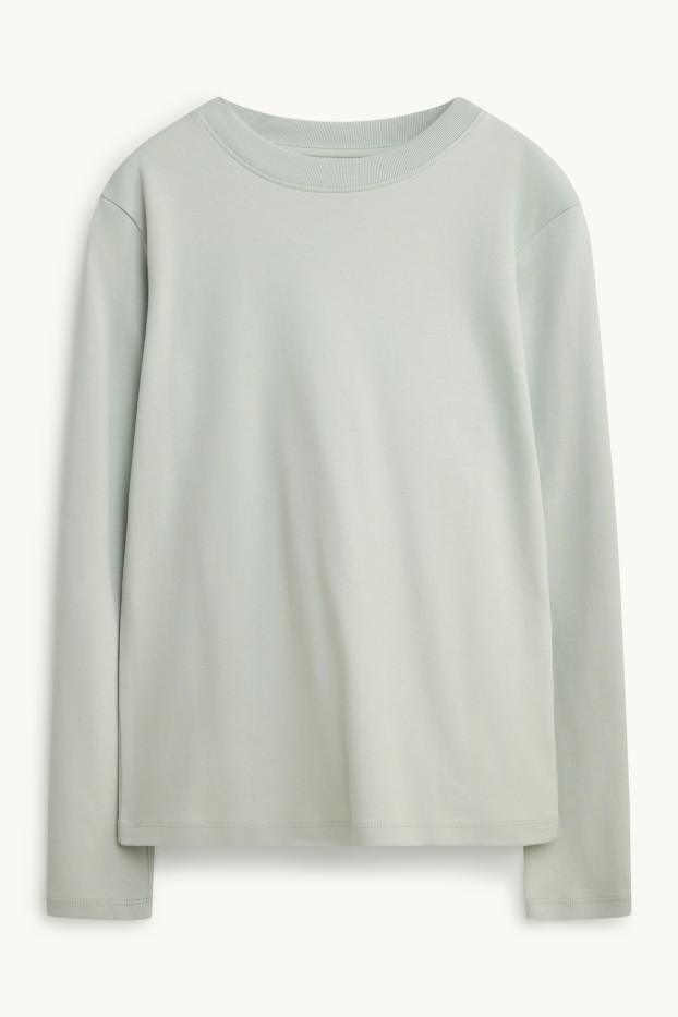 Dames - Longsleeve - regular fit - lichtgroen