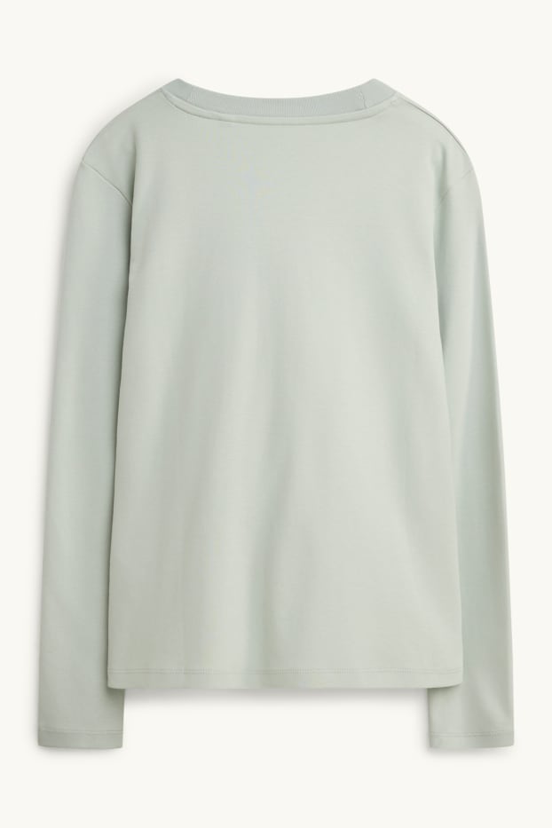 Dames - Longsleeve - regular fit - lichtgroen