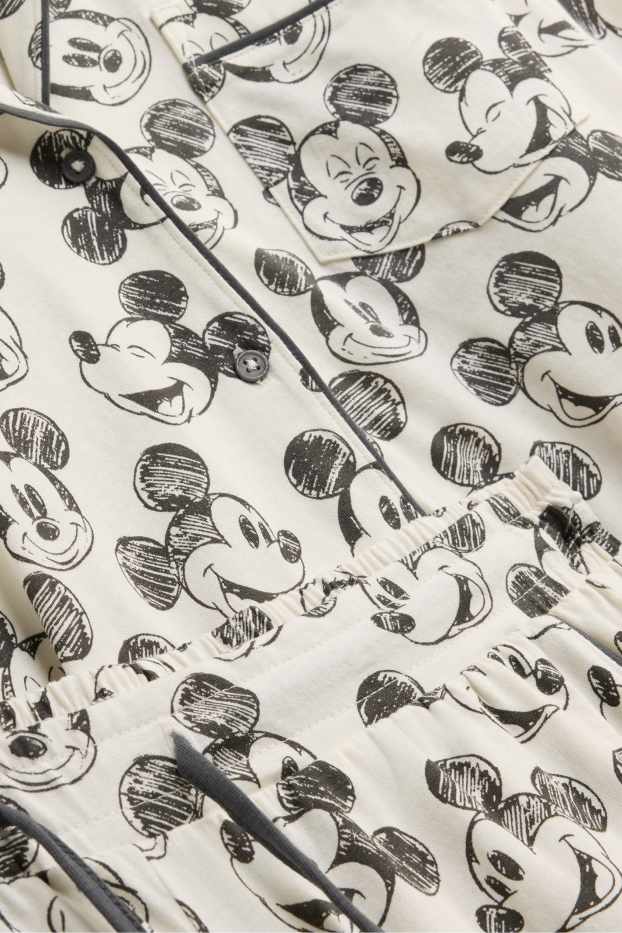 Women - Pyjamas - Mickey Mouse - white / black