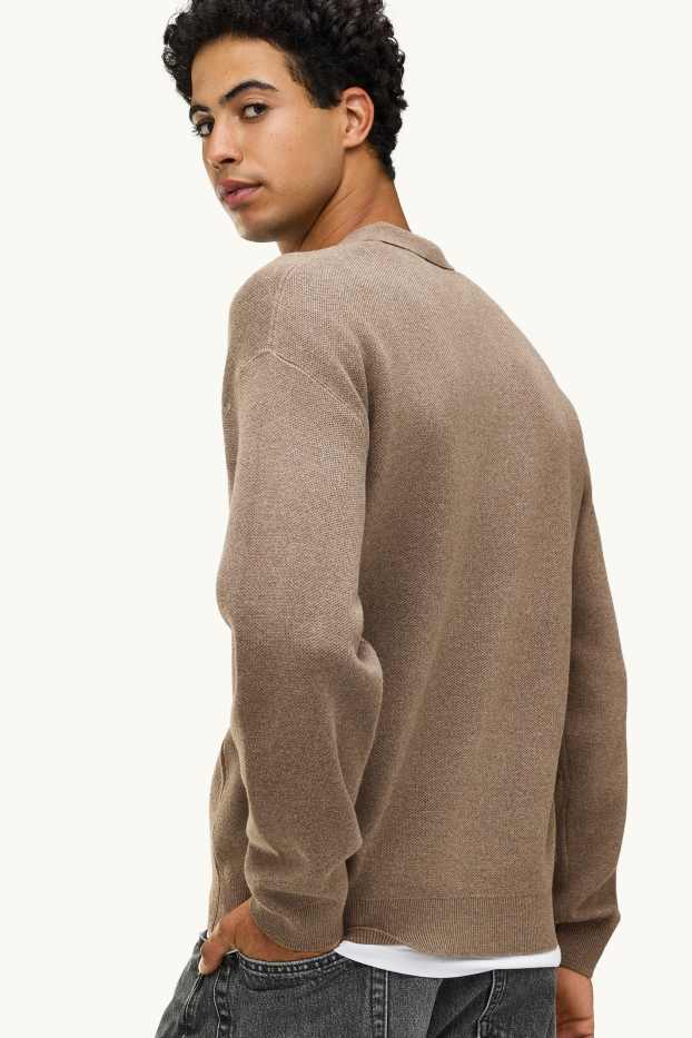 Hommes - Pull - taupe