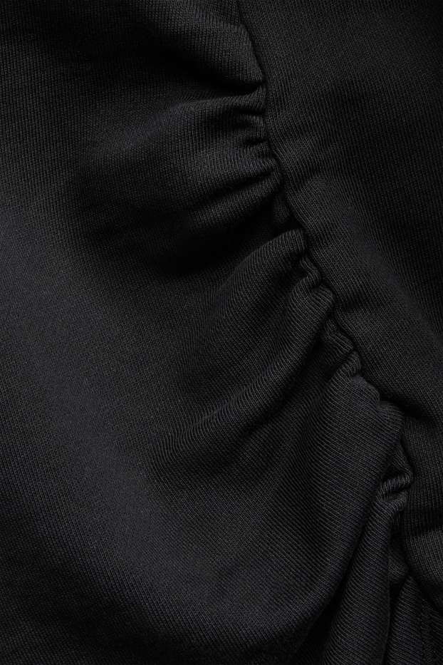 Damen - Fit & Flare Kleid - schwarz