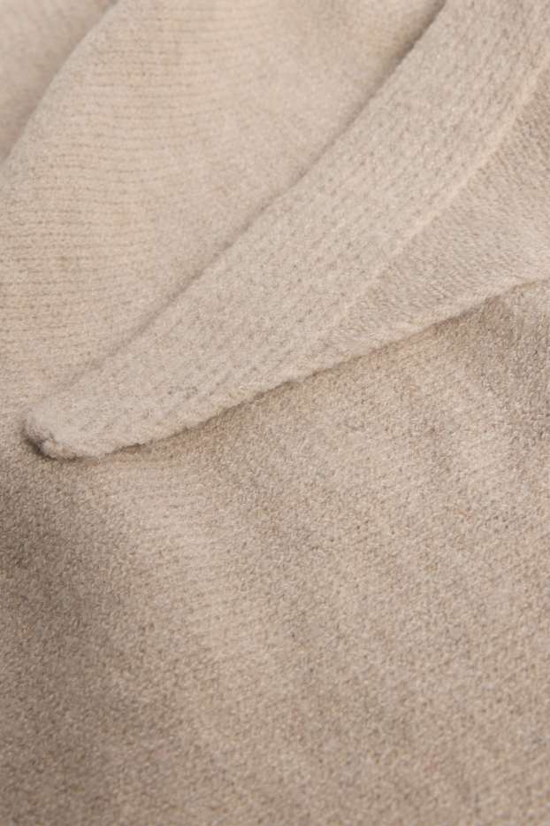 Damen - Strick-Schal - beige
