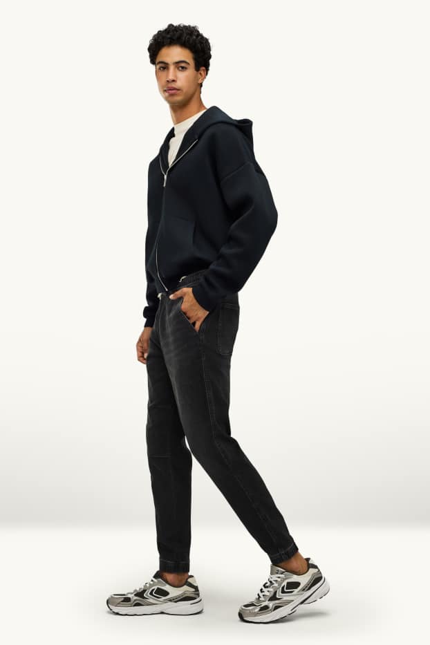 Heren - Tapered jeans - LYCRA® - jeansdonkergrijs